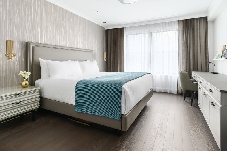 The Wallace Hotel Superior King Accessible Room Interior