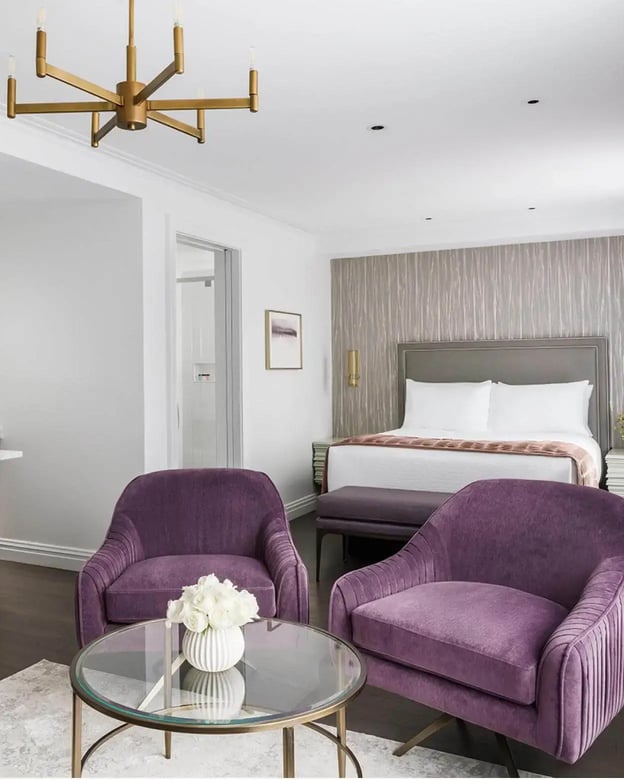 The Wallace Hotel Junior Queen Suite Room Interior