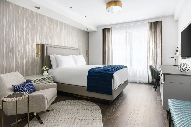 The Wallace Hotel Superior Queen Room Interior