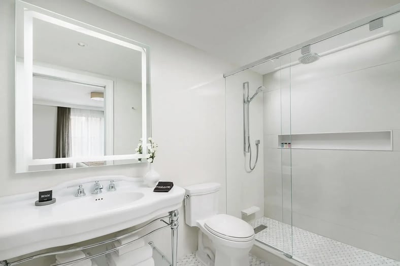 The Wallace Hotel Superior Queen Bathroom