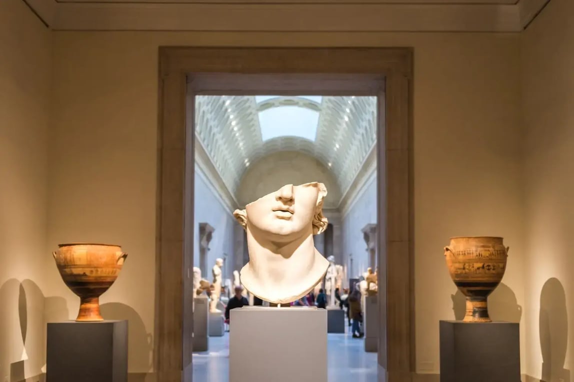 Historic Statue in Metropolitan Museum of Art in New York City - Image by mariakray