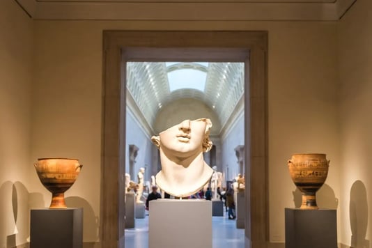 Historic Statue in Metropolitan Museum of Art in New York City - Image by mariakray