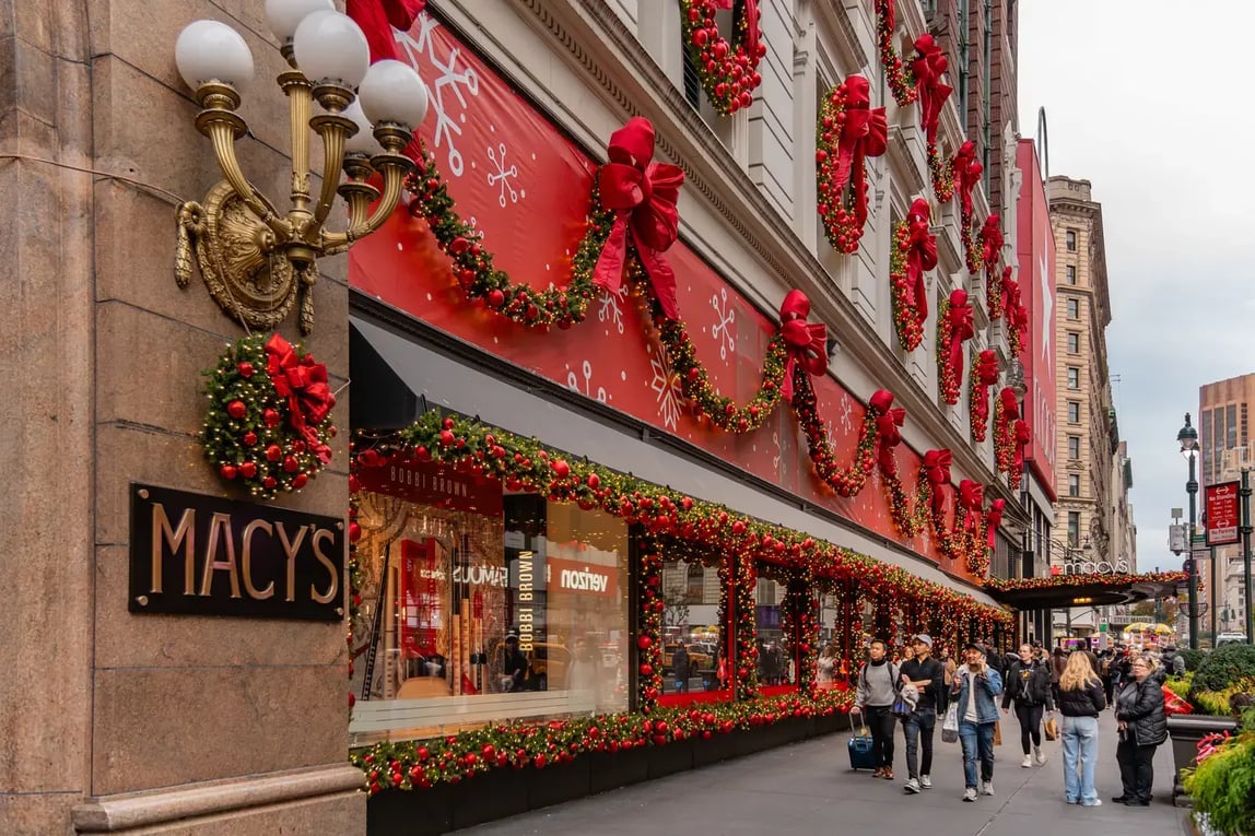 Macy's Holiday Decorations - Image by Heidi Besen / Shutterstock.com