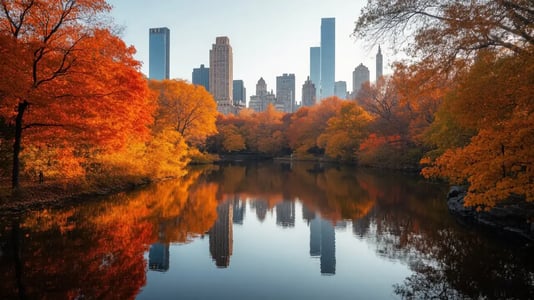 Central Park fall foliage - Image by Naim uddin Id 6667907 / Shutterstock.com