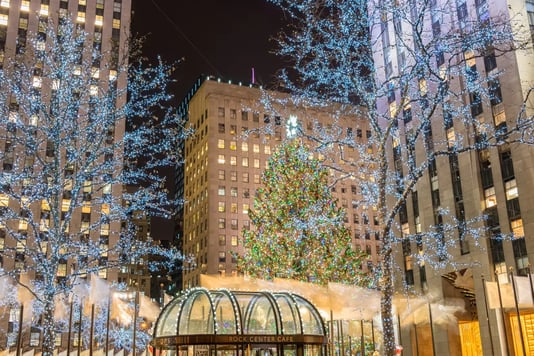 Christmas Lights in NYC - Image by Elnur / Shutterstock.com